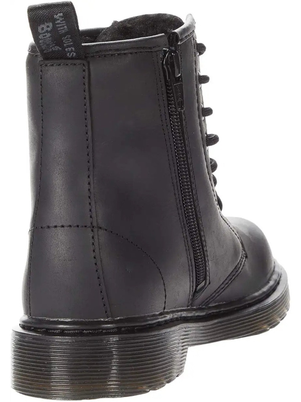 Dr. Martens Kids 1460 Pascal Mono Black Lace-Up Ankle Boots - Picture 4 of 6
